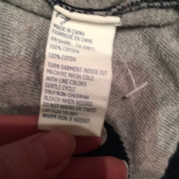 American Eagle Navy Blue Polka Dot Cardigan - Picture 4 of 4